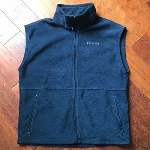 Columbia Navy Blue Fleece Vest